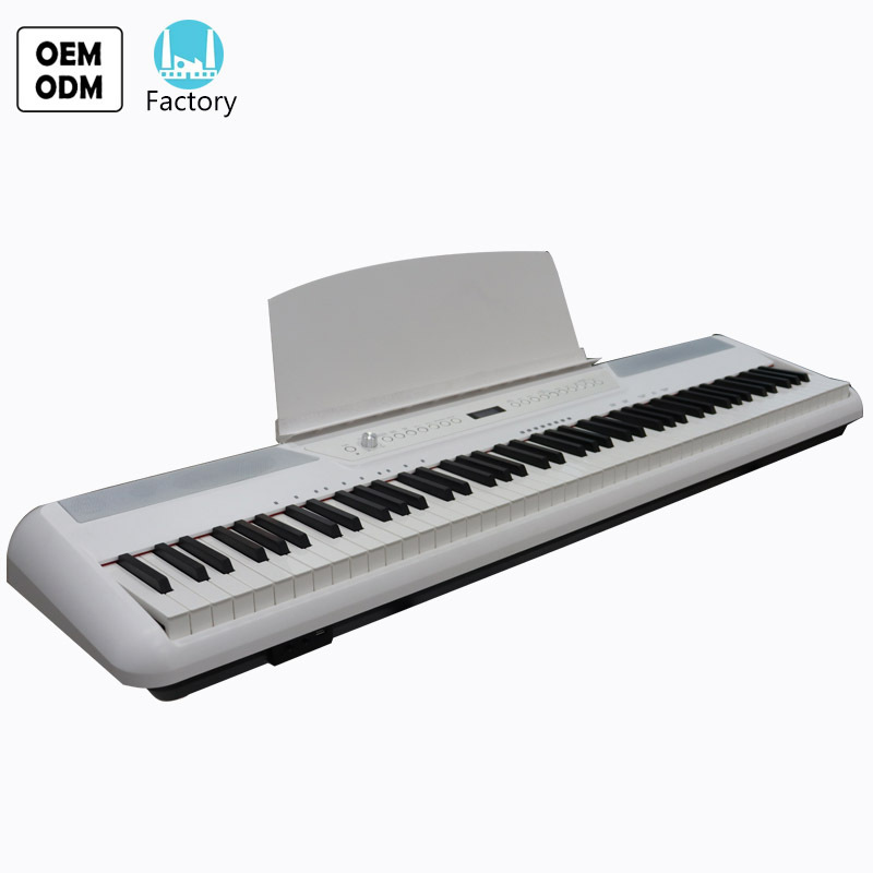 Portable piano keyboard