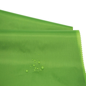 HOT SALES  waterproof material 100% polyester PA PU PVC coating 190T Taffeta lining Fabric