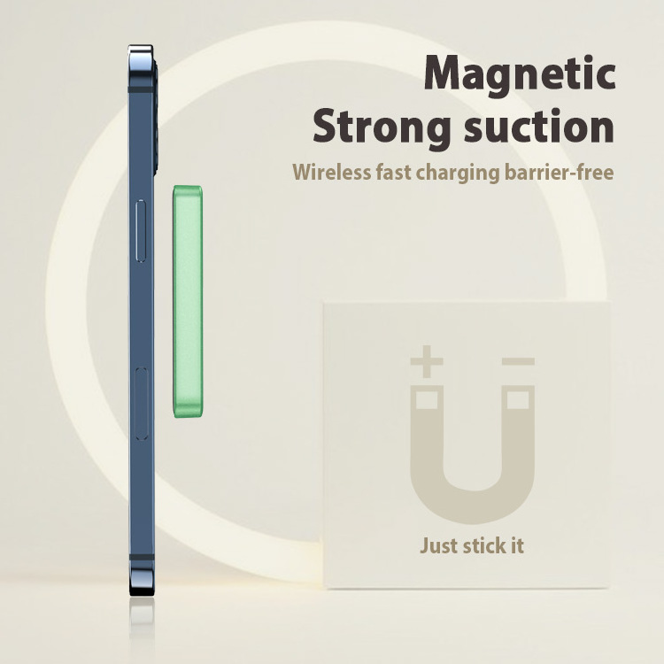 Ultra Thin Magnetic Fast Charging Wireless Mag Power Bank Safe Mini Portable Powerbank For iPhone 15 14 Batterie Externe Charger