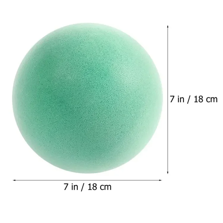 Children PU 18 25cm Indoor game Training Bouncing Sensory Elastic Silent Uncoated High Density Foam Sports Mute Basketball Balls