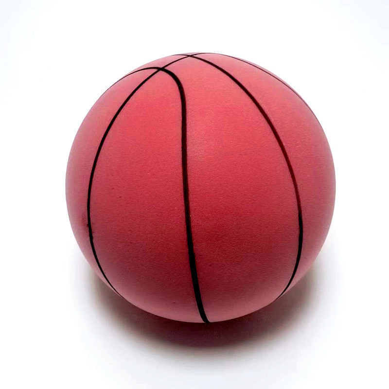 Mute Basketball size 7 indoor silent silent training pat ball sponge elastic small leather ball children's toy basketball