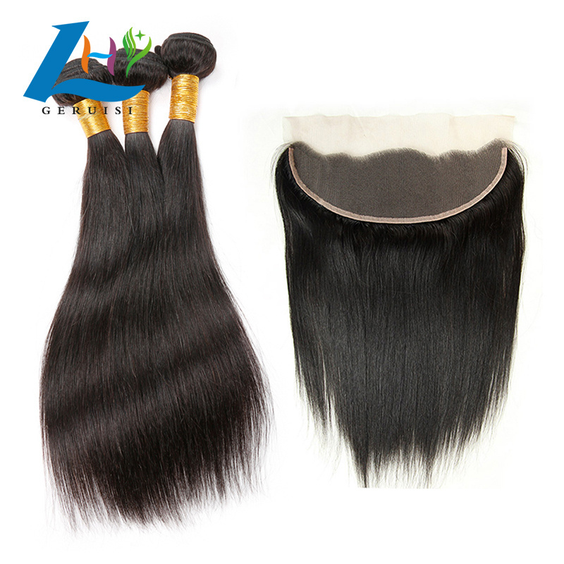 Cuticle Aligned Virgin Hair Vendors Silk Straight Peruvian Human Hair Extension for Black Women