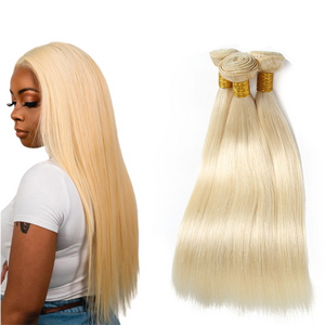 wholesale 10a grade virgin straight human hair extension, mink Brazilian 613 blonde virgin hair weave vendors