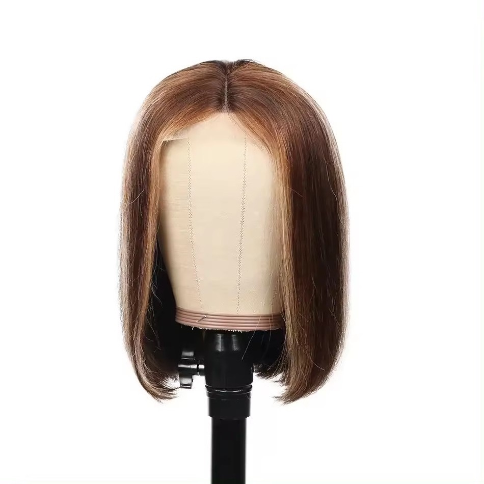 Best popular bob straight P4 27 human hair wig Brazilian human hair lace frontal wigs high quality bob human hair wigs vendor