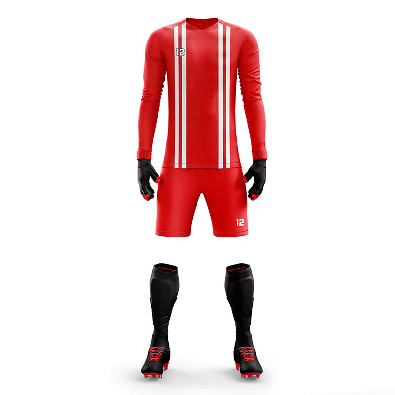 Goal keeper uniforms cheap sport wear wholesale football goalkeeper men adult goalkeeper uniform protective long sleeve training