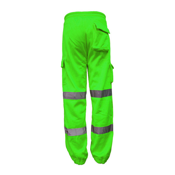 Customized Manufacture Hi Vis Workwear MESH Vest Safety Jacket YELLOW Reflective Safety Vest Class 2 Mini Black Bag Green Print