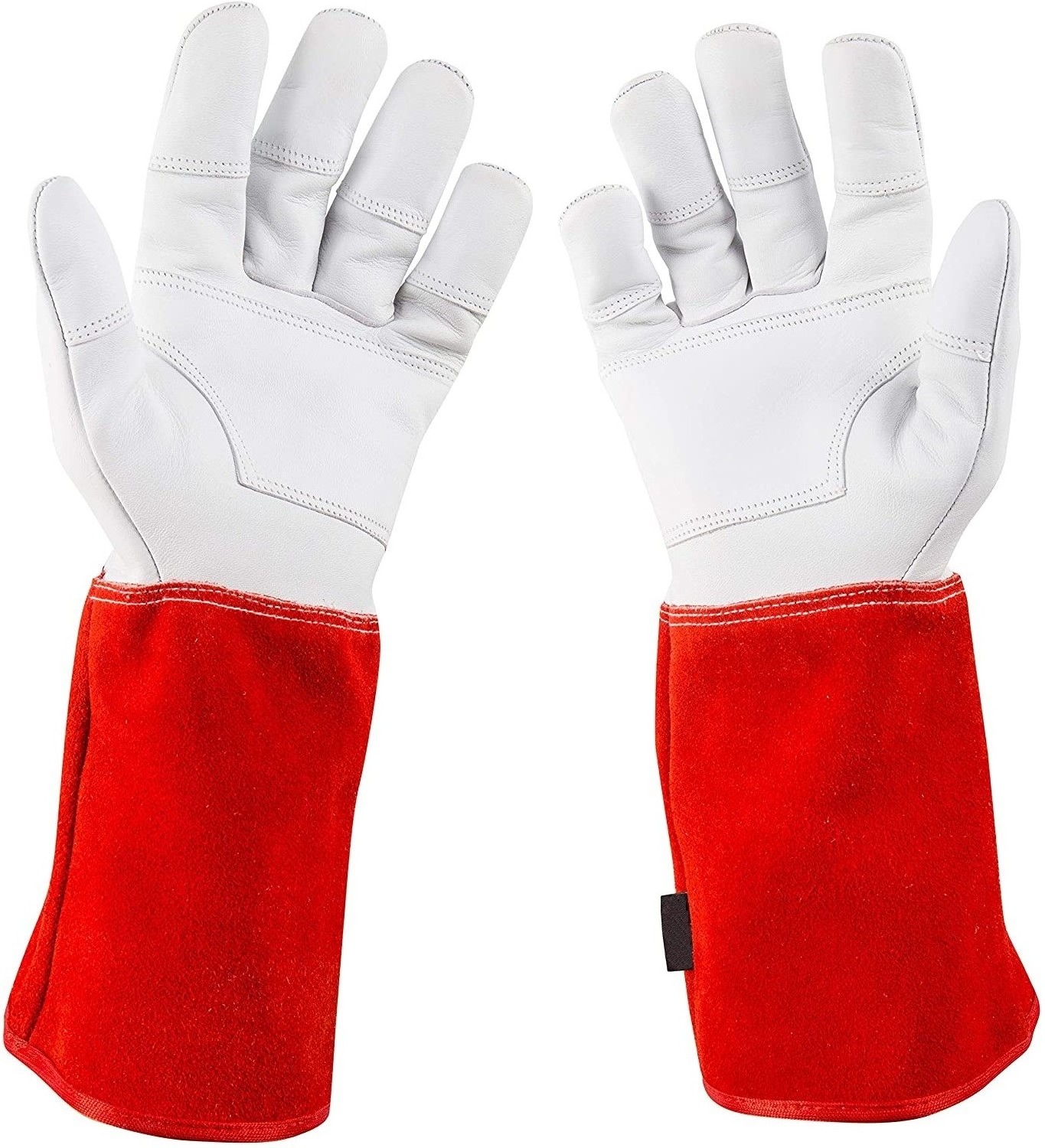 New Arrival Leather Reinforced Palms Gardening Resistant with Extra Long Cuff Protection gloves