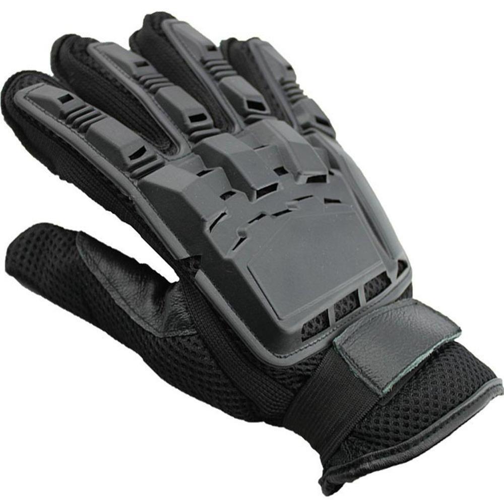 new customized design with private logo Full Finger Armor Paintball Gloves With Hard Knuckles