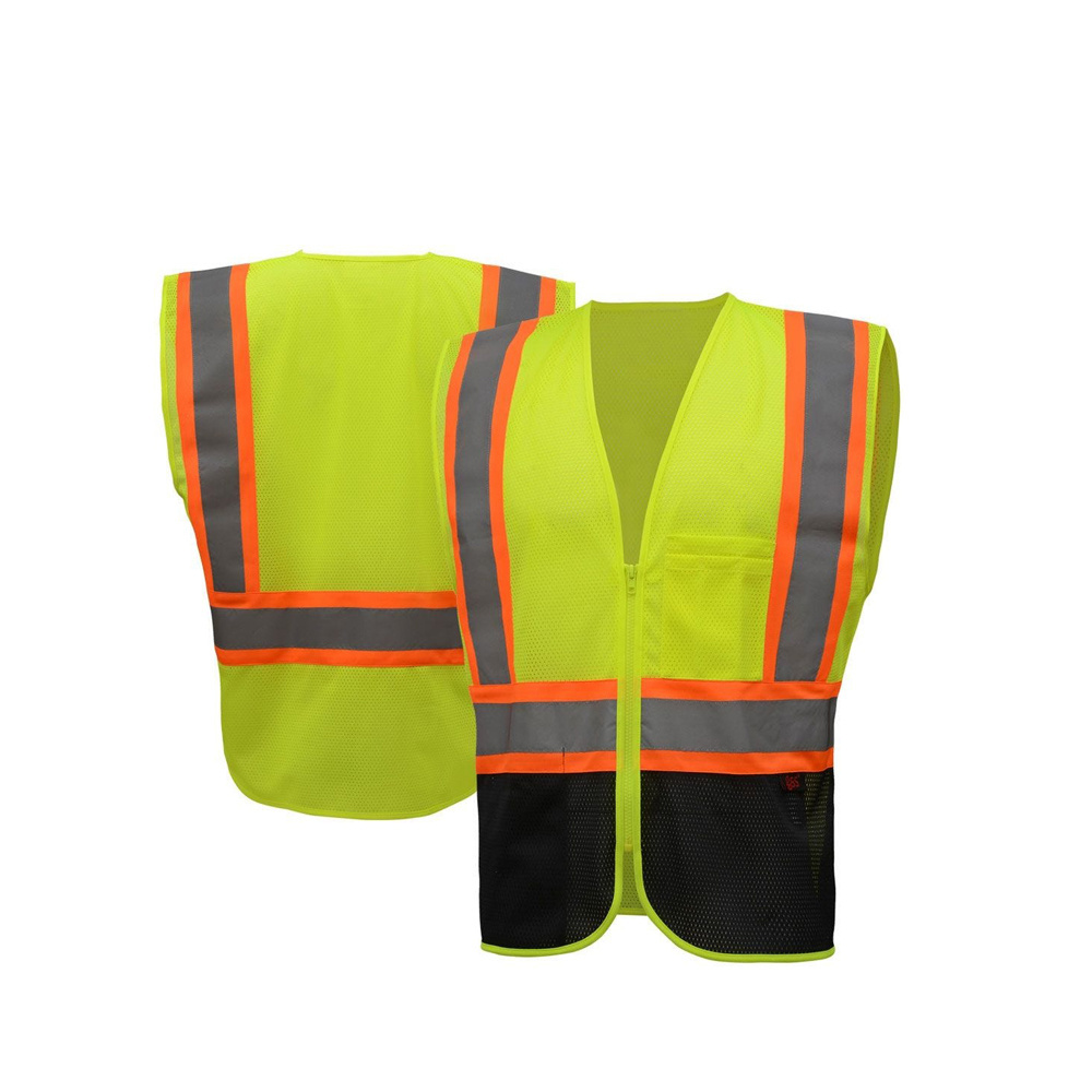 Hi Vis safety Vest factory supply Work Wear High Visibility CE certificated Reflective Safety Vest in Custom Design