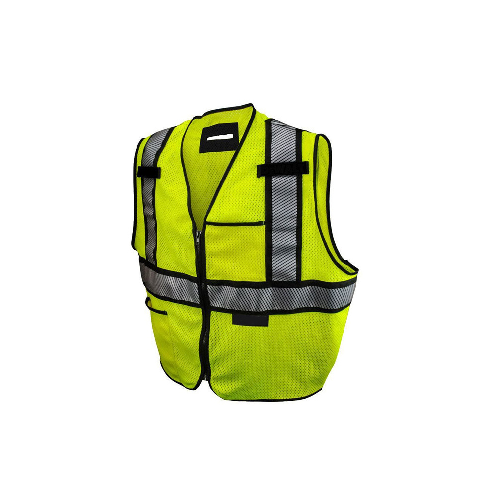 Customized Your Text Logo Reflective Motorcycle Safety Vest Hi Visibility Construction Work Uniform Security ANSI Class 2 Vest