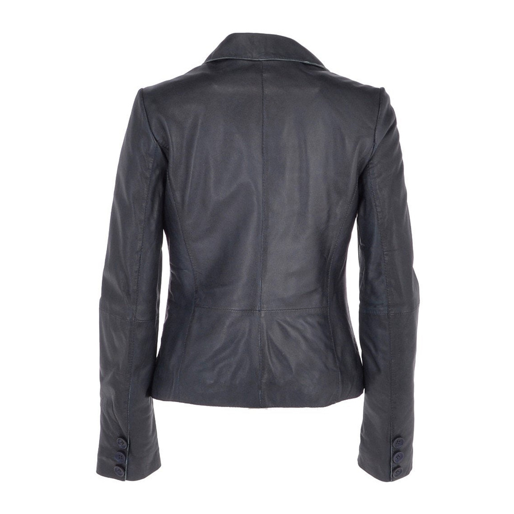 High Quality Lady Leather Coat Fashion Customized Winter Leather Wears Women Leather Apparels