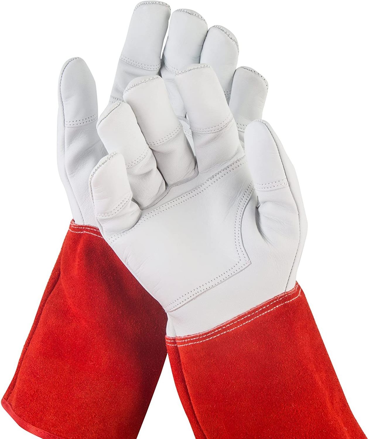 New Arrival Leather Reinforced Palms Gardening Resistant with Extra Long Cuff Protection gloves