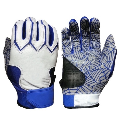 Pure Leather Custom High Quality Customized Leather Baseball Softball Batting Gloves For Sale