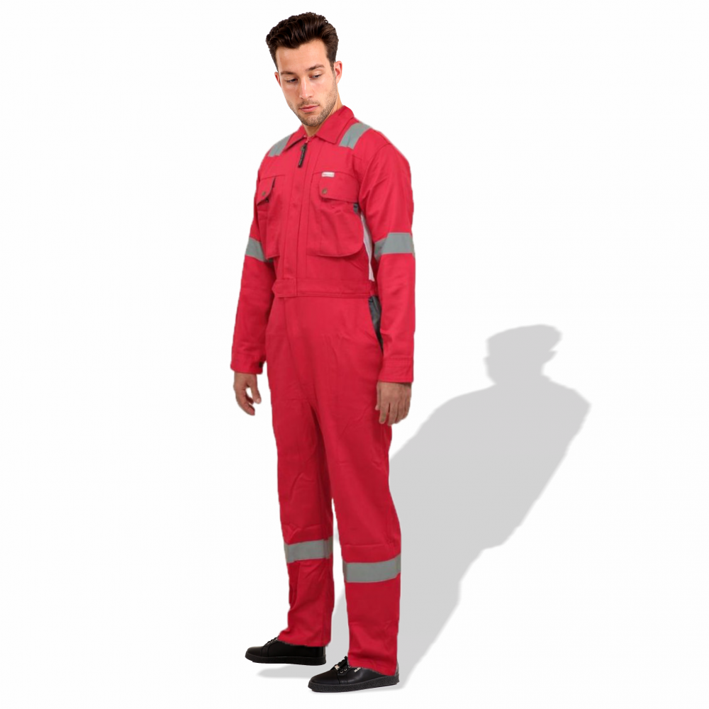 Mechanic Coverall Safety Work Wear Uniform Dungaree Suit Industrial Clothing for Men and Women Long Sleeve Coverall Uniform