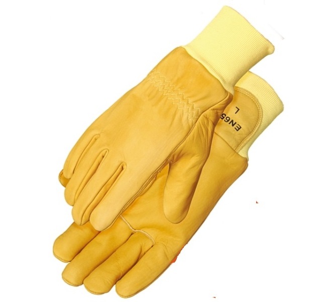 Hot Sale Fire Fighting Forest Flame Resistant Cow Leather Waterproof Flame Retardant Waterproof Leather Gloves