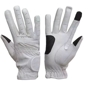 Most Popular Horse Riding Gloves for Sale Custom made logo design Silicone Tight Grip Horse Riding Gloves in low price