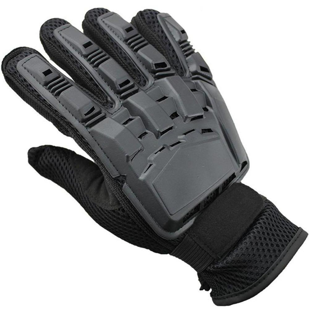 new customized design with private logo Full Finger Armor Paintball Gloves With Hard Knuckles