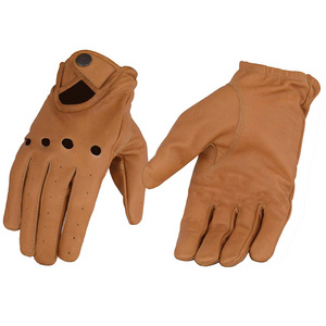 Waterproof Gloves Motorcycle Cycling Riding Racing Leather Gloves Cowhide Leather Driving Gloves for Heavy Duty Truck Driving