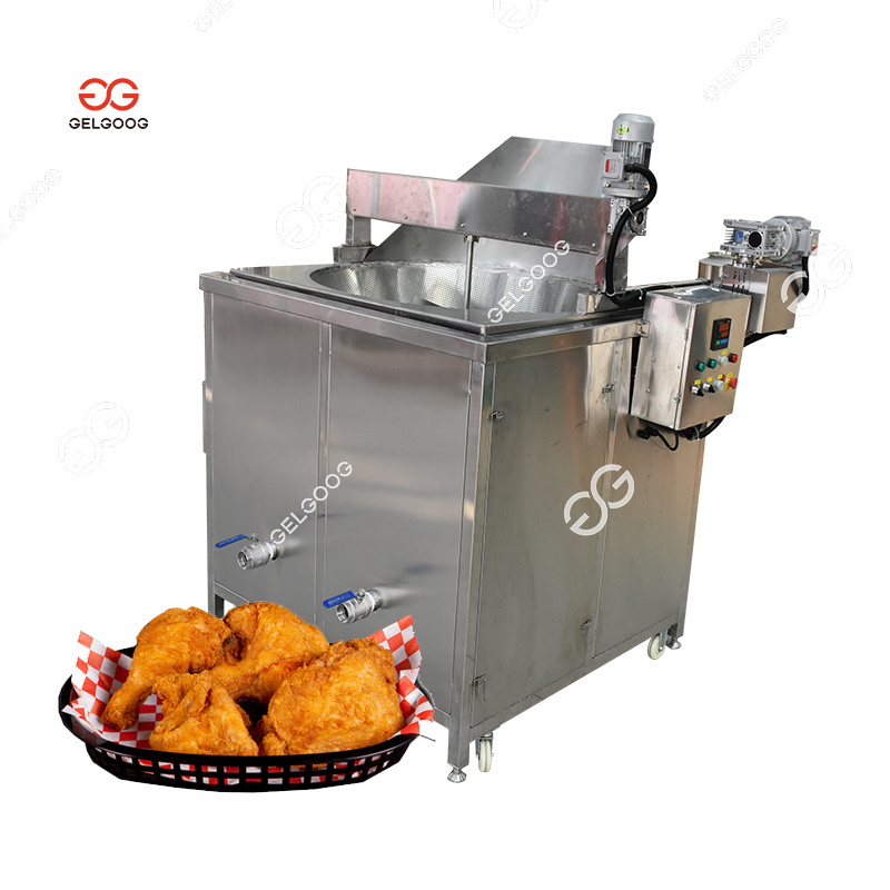 Large Capacity Cooking Chicken Deep Fryer Broasted Hamburger Frying Machine