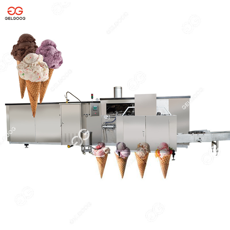 Automatic Ice Cream Cone Baker Industrial Waffle Cone Machine