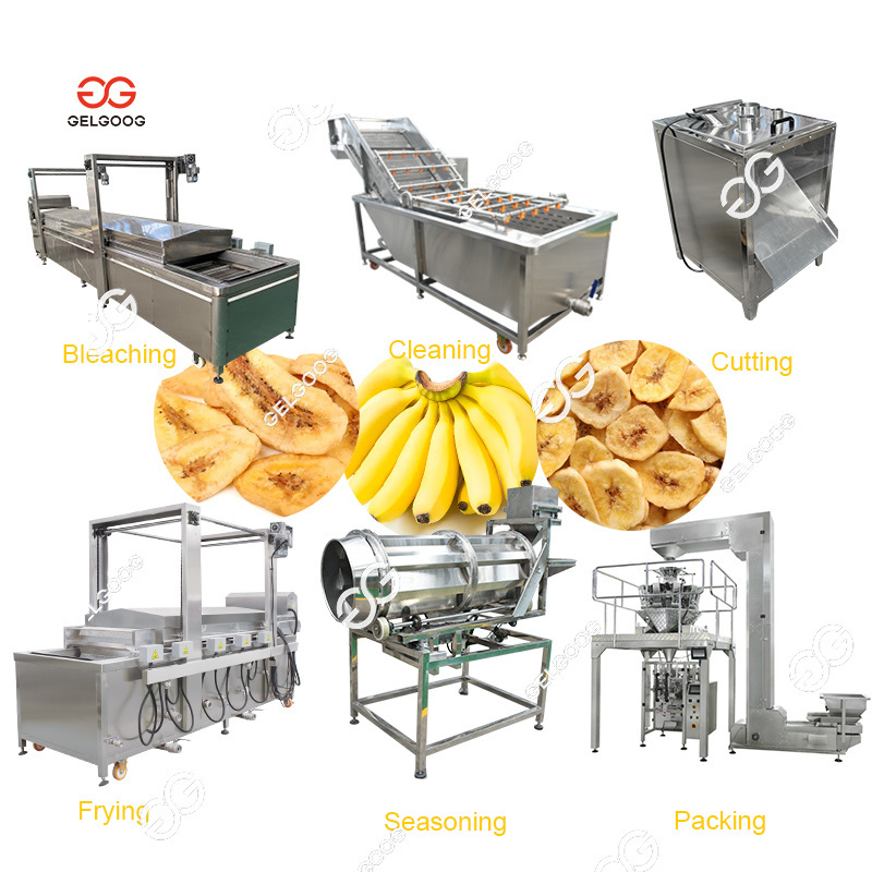 Gelgoog Banana Chips Production De Chips De Banane Plantain Machine De Fabrication De Chips De Banane Plantain