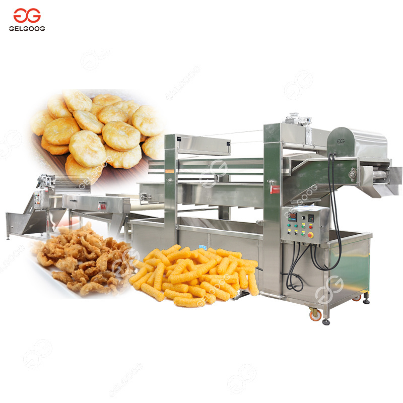 Gas Type Temperature Controlled Frying Machine Fish and Potato Chips Fryer