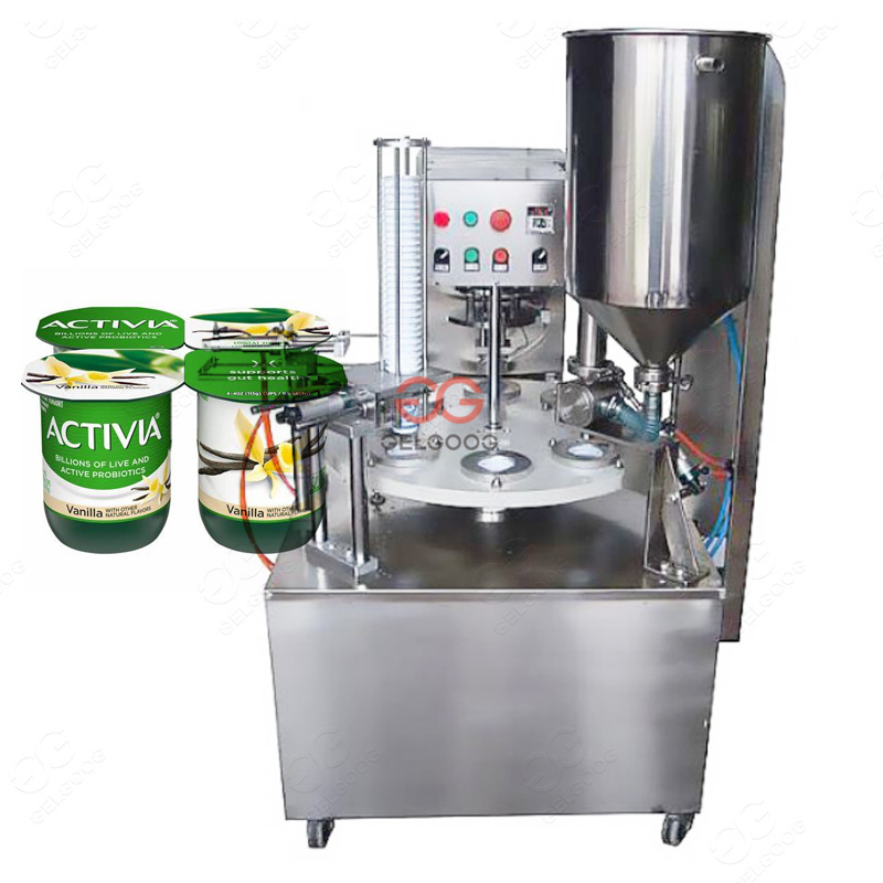 Factory Wholesale Soymilk Packaging Yogurt Packing Cup Ice Cream Filling Machine