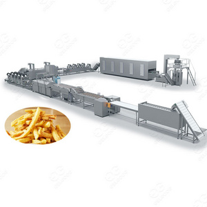 Factory Machinery Fully Automatic Baked Potato Processing Plant Potato Chips Production Line Frozen French Fries Making Machine