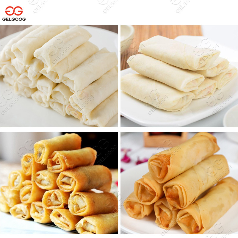 Fully Automatic Spring Roll Making Egg Roll Maker Lumpia Machine Price