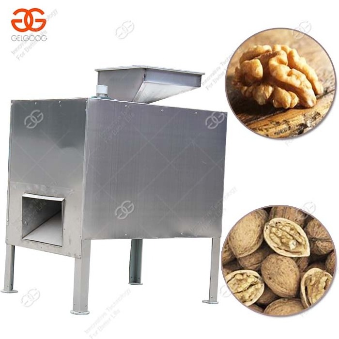 Electric Automatic Walnut Nut Shell Breaking Machine Industrial Pecan Cracker