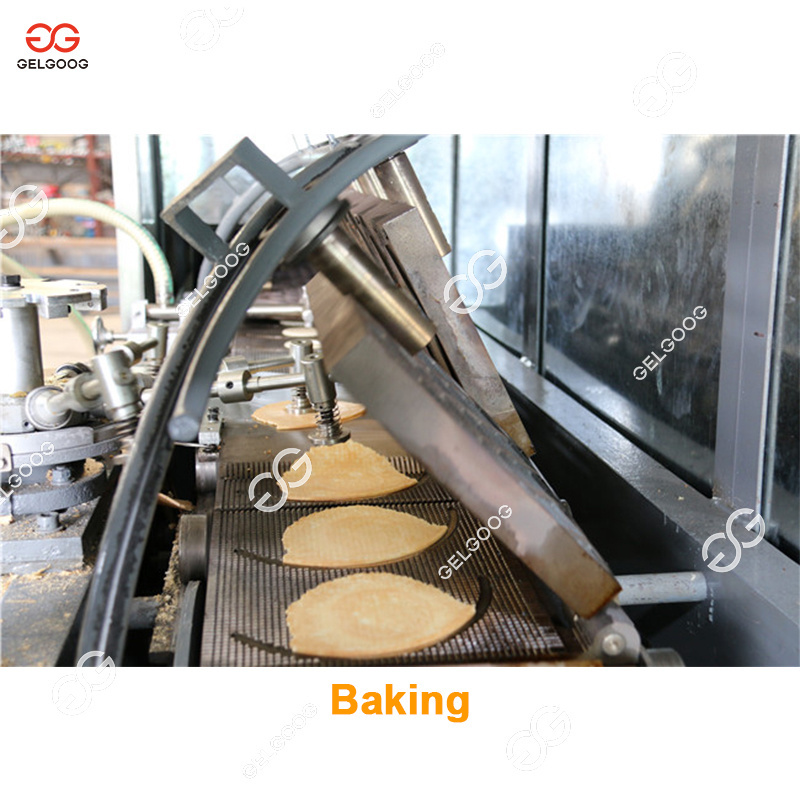 Automatic Ice Cream Cone Baker Industrial Waffle Cone Machine