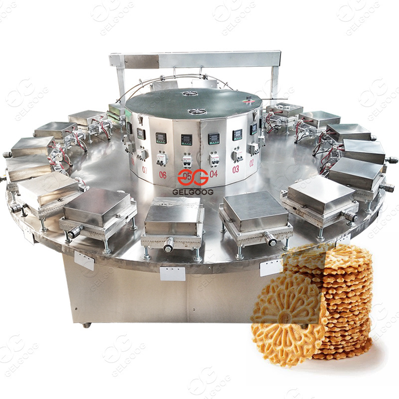 Factory Price Waffle Tacos Cones Bowls Machine Auto Ice Cream Cone Stroopwafels Making Machine