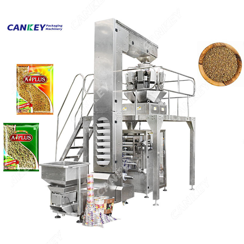 Cankey High Accuracy Multi Sunflower Packing Vegetables Seeds Package Machine Flax Spices Seed Packaging Machine