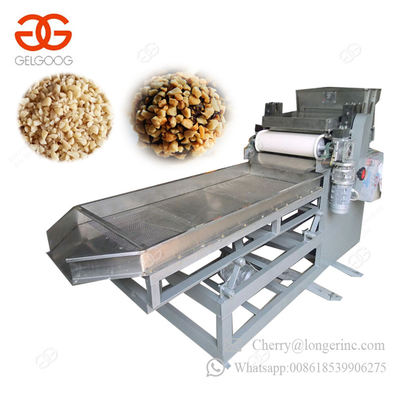 Commercial Granulator Machine Hazelnut Dicing Cashew Nut Cutting Peanut Chopping Machine Pistachio Chopper Roasted Nuts Cutter