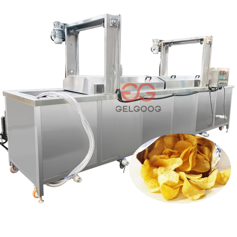 Finely Processed Onion Peanut Fryer Pani Puri Frying Machine for Sale