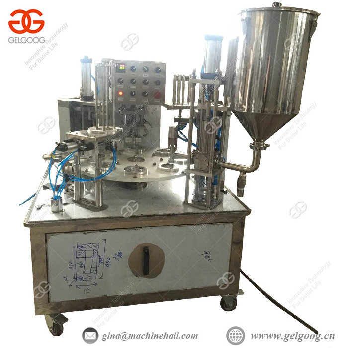 Factory Price Automatic Yogurt K Water Ice Cream Juice Honey Cup Form Filling Seal Machinery Yogurt Packaging Machine