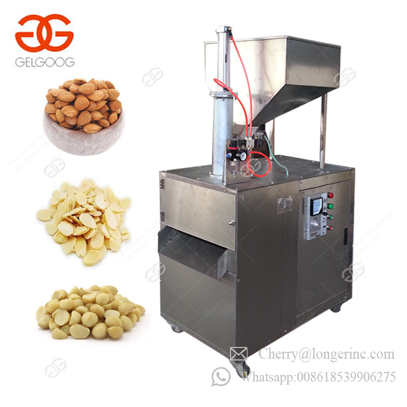 CE Approved Groundnut Slice Cutter Chestnut Cashew Nut Cutting Pistachio Peanut Slicing Machine Almonds Nuts Slicer