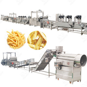 Fully Automatic Frites Surgeler Processing Plant Frozen French Fries Production Line Potato Chips Making Machine Price In India