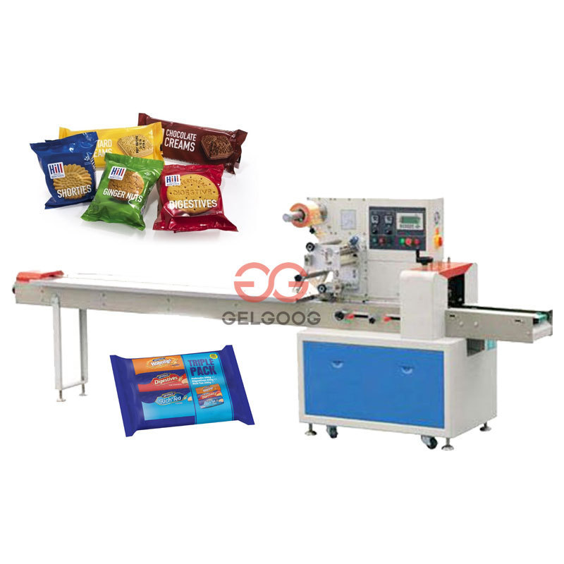 High Quality Pillow Type Biscuits/Cookie/Cakes Bread Packing Machine