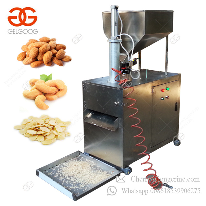 CE Approved Groundnut Slice Cutter Chestnut Cashew Nut Cutting Pistachio Peanut Slicing Machine Almonds Nuts Slicer