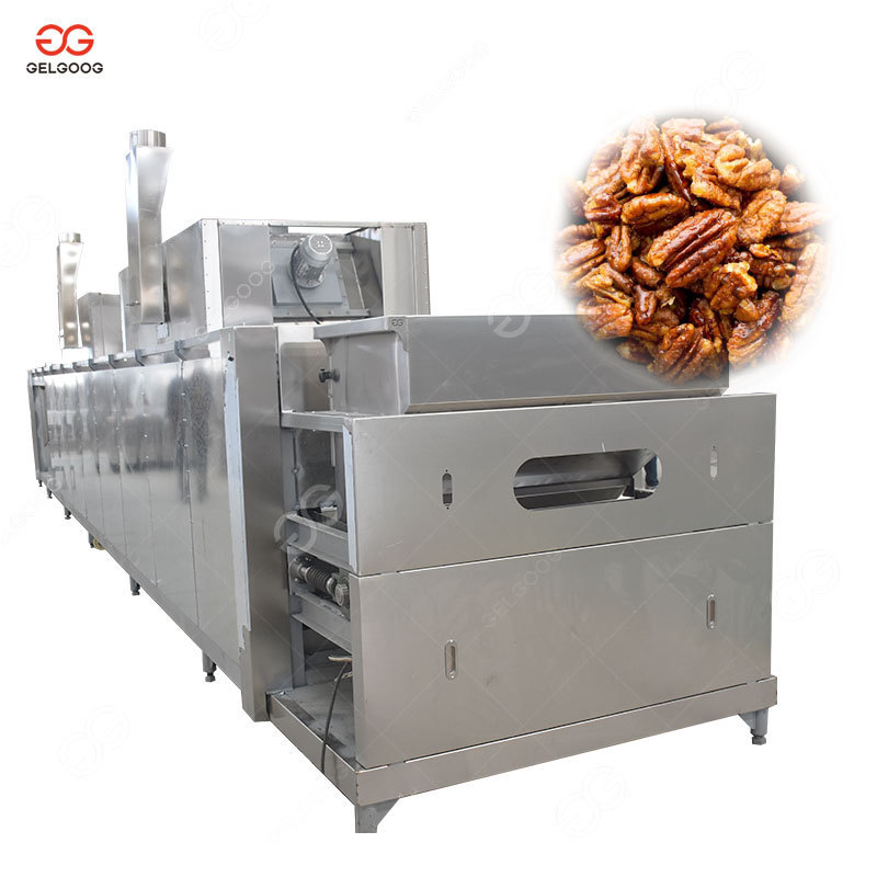 Continuous Peanut Groundnut Roaster Equipment Chinese Sunflower Seeds Cashew Nut Roasting Machine