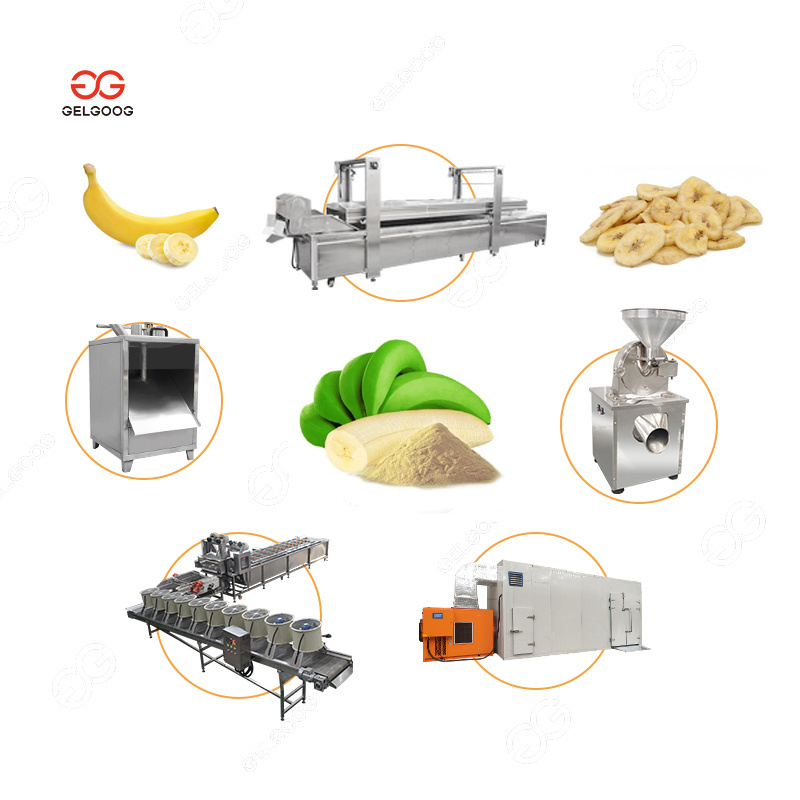 Large Output Green Plantain Flour Small Production Machinery Plantain Flour Processing and Packaging Machine