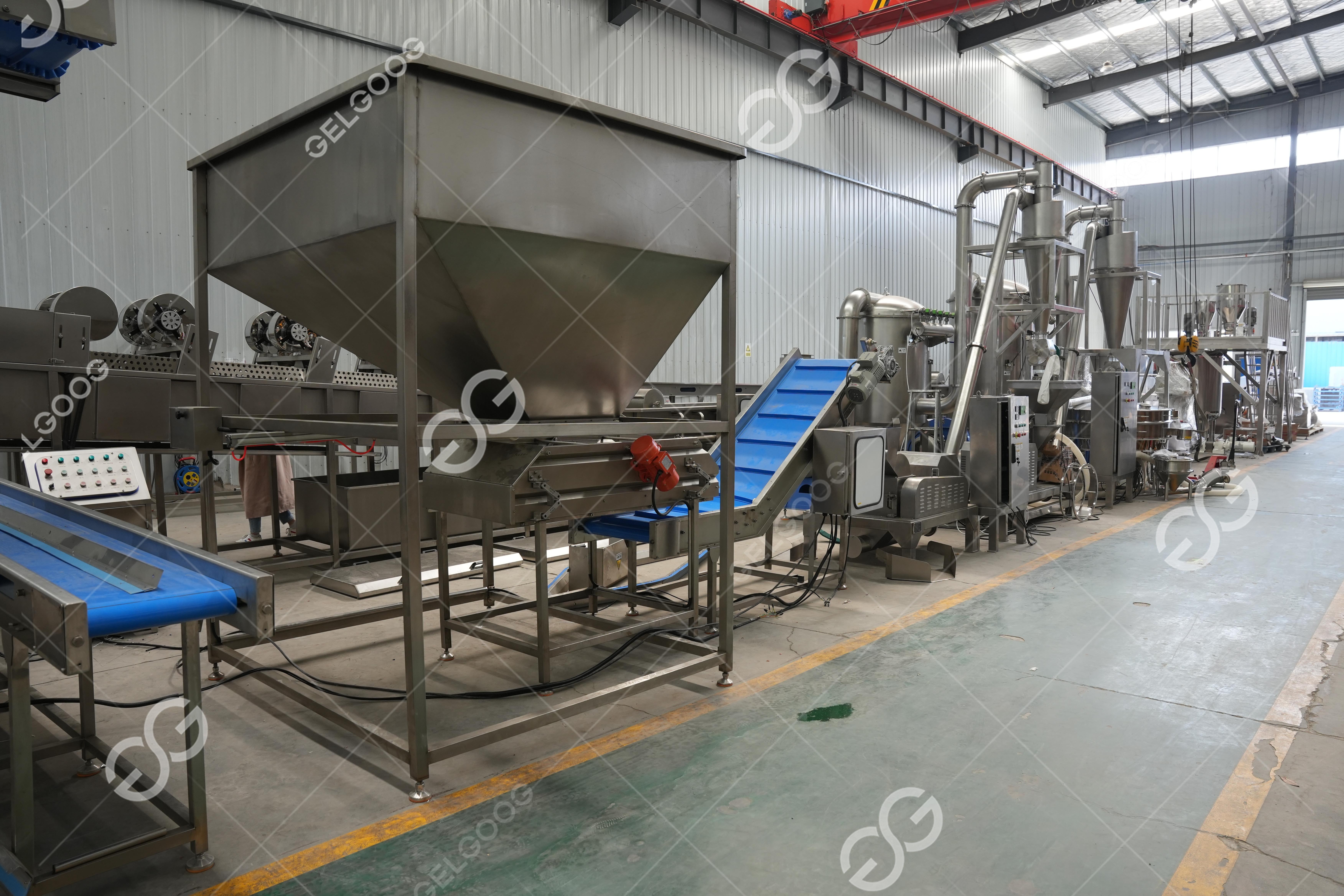 Large Output Green Plantain Flour Small Production Machinery Plantain Flour Processing and Packaging Machine