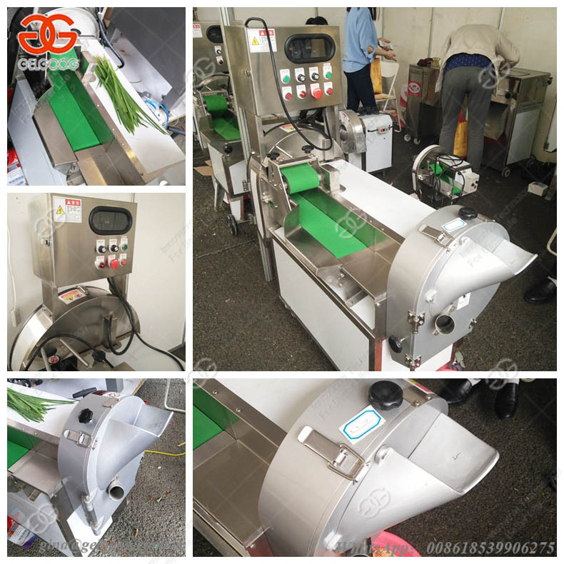 Commercial Slicing Garlic Sprout Cutter Green Onion Cutting Machine