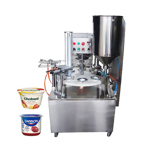 Factory Price Automatic Yogurt K Water Ice Cream Juice Honey Cup Form Filling Seal Machinery Yogurt Packaging Machine