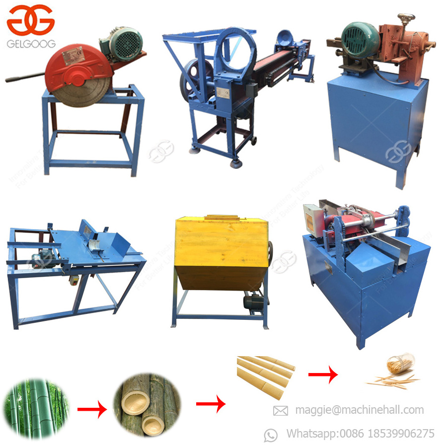 Factory Supply Tooth Picker Processing Production Line Tooth Stick Manufacturing Maker Bamboo Toothpick Making Machine Price