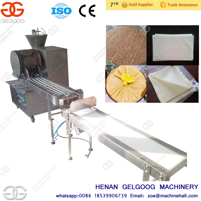 Automatic Samosa Pastry Sheet Curry Puff Making Machine