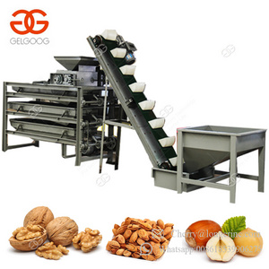 Harizonaelnut Husker Apricot Kernel Cracking Machines Filbert Cracker Hazelnut Almond Black Walnut Shelling Machine