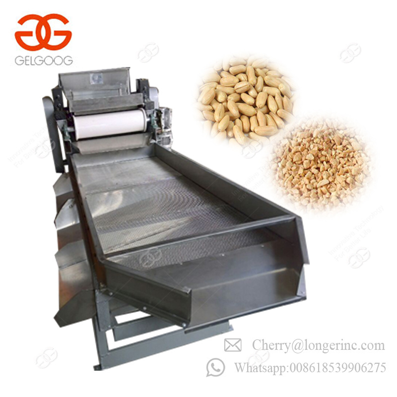 Commercial Granulator Machine Hazelnut Dicing Cashew Nut Cutting Peanut Chopping Machine Pistachio Chopper Roasted Nuts Cutter