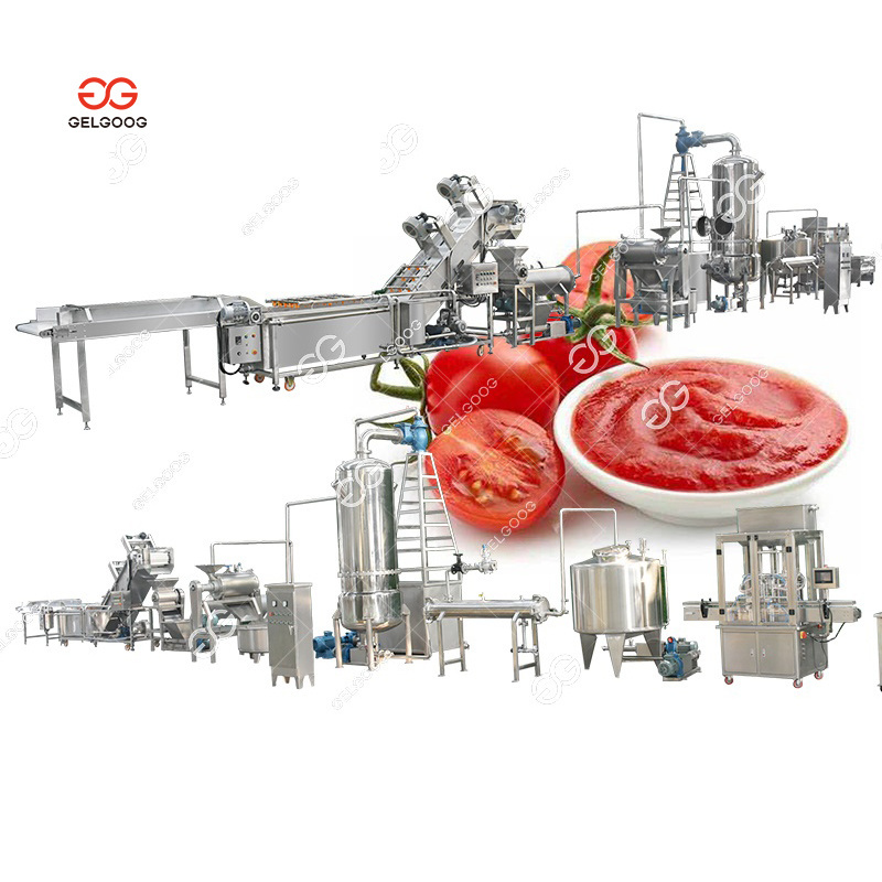 Manufacturer Price Industrial Tomato Paste Puree Fruit Sauce Processing Line Plant Tomato Ketchup Making Machine